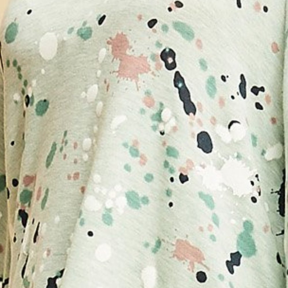 Cold Shoulder Spring Confetti Top - Picture 8 of 8